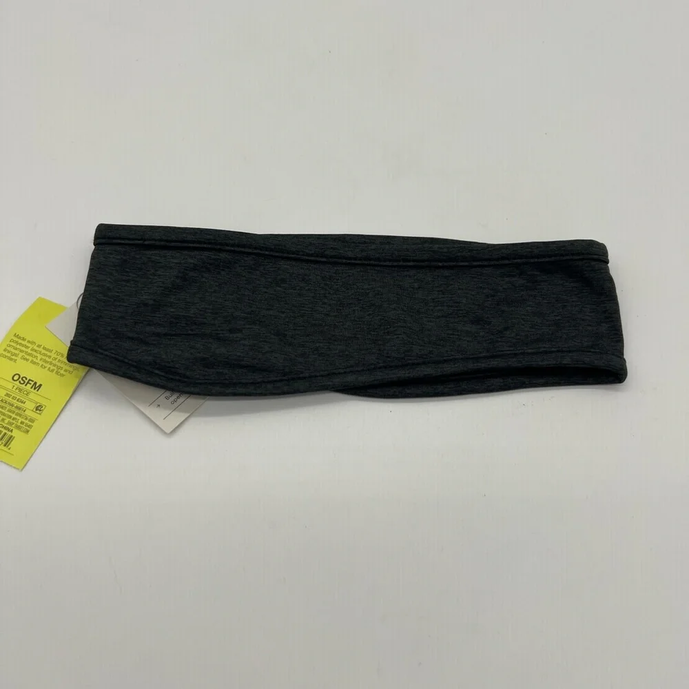 All In Motion NEW Girls One Size Headband Gray With Opening For Ponytail